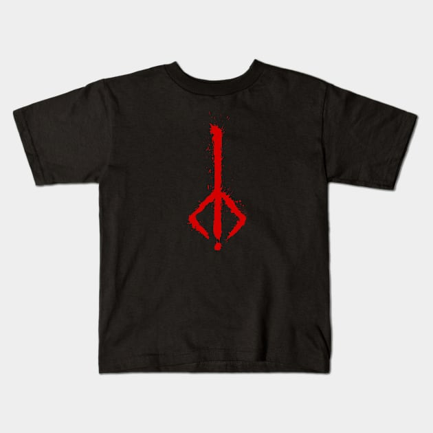 Bloodborne - Hunter Rune Kids T-Shirt by InfinityTone